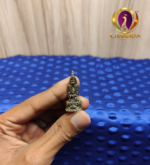 Miniature Brass Hanuman with Lakshmi Statue 1.2 Inch