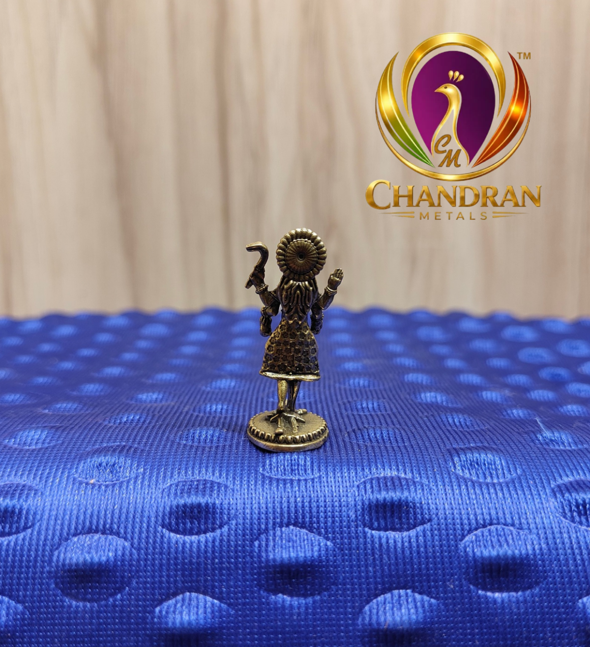 Miniature Brass Kali Statue 1.5 Inch