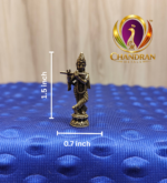 Miniature Brass Krishna Idol 1.5 Inch