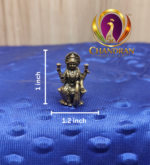 Miniature Brass Lakshmi Statue 1 Inch