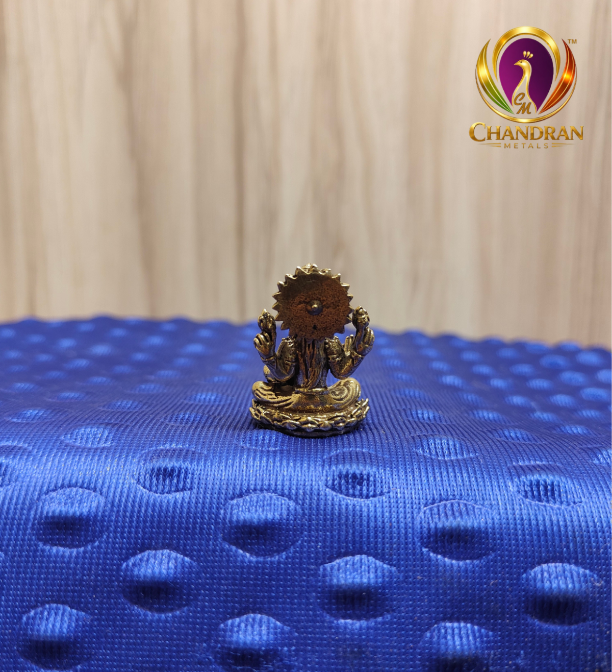Miniature Brass Lakshmi Statue 1.3 Inch