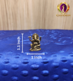 Miniature Brass Lord Ganesha Idol 1.1 Inch