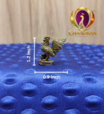 Miniature Brass Lucky Rooster Statue 1.2 Inch
