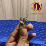 Miniature Brass Lucky Rooster Statue 1.2 Inch