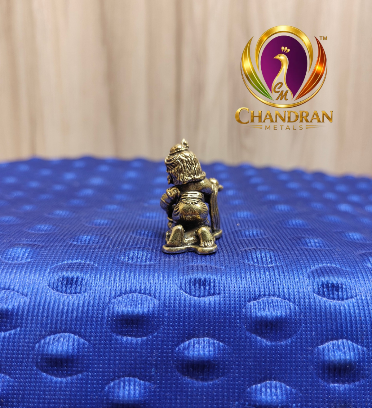 Miniature Brass Matka Krishna Statue 1.1 Inch