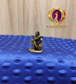 Miniature Brass Saraswati Idol 1.2 Inch