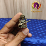 Miniature Brass Saraswati Statue 1.2 Inch