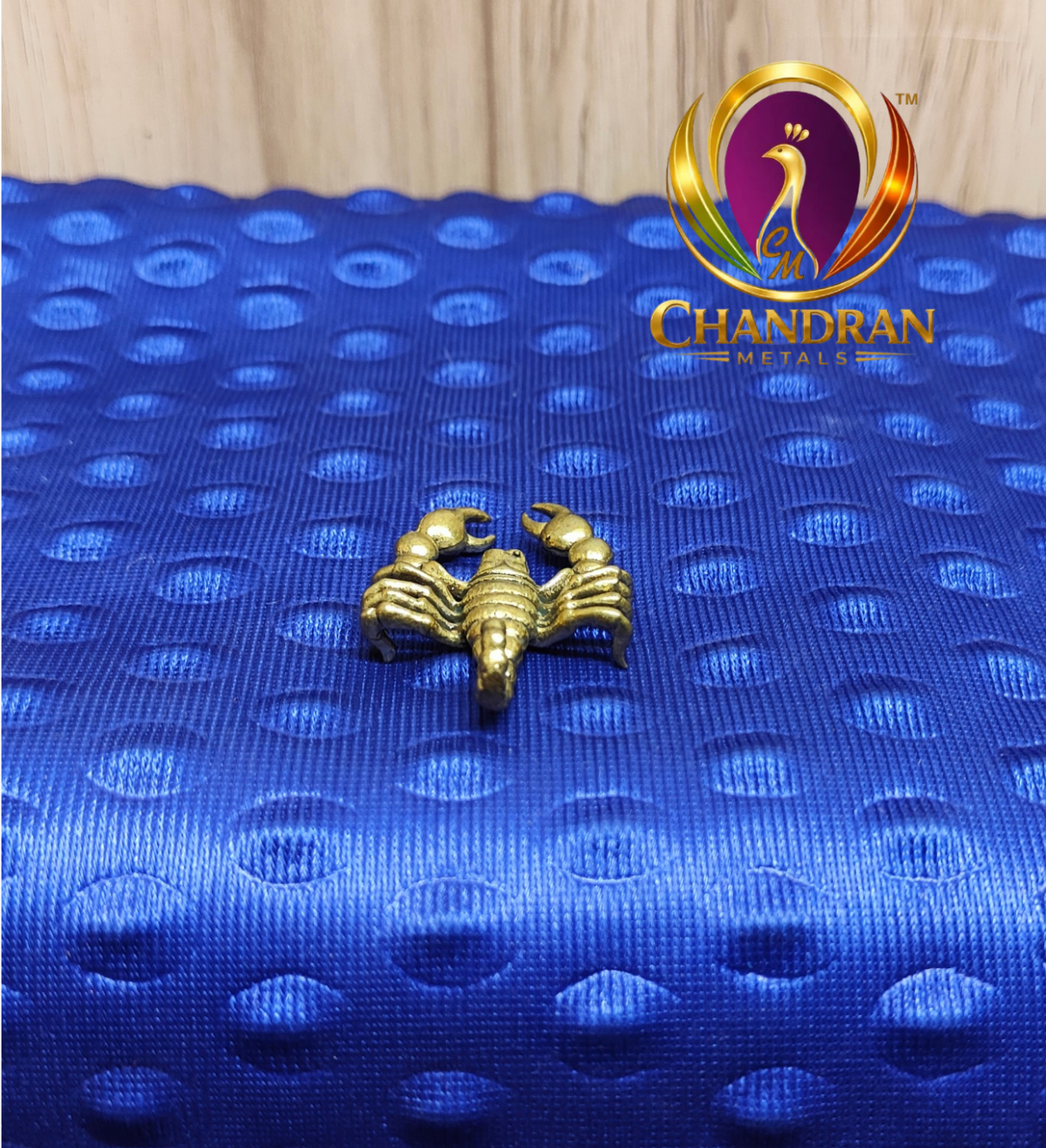 Miniature Brass Scorpion Figurine 1.8 Inch