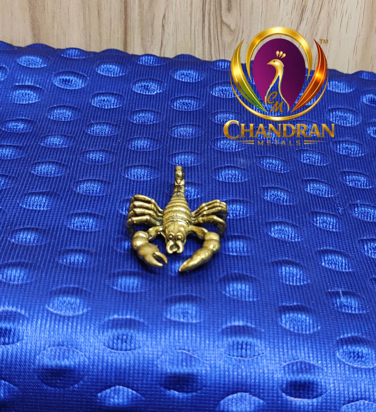 Miniature Brass Scorpion Figurine 1.8 Inch