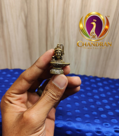 Miniature Brass Shiva Lingam 1.4 Inch