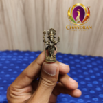 Miniature Brass Standing Ganesha Statue 1.5 Inch