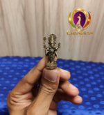 Miniature Brass Standing Ganesha Statue 1.5 Inch