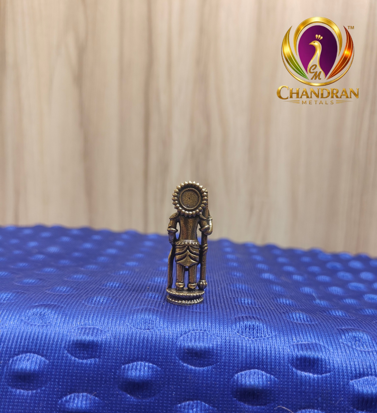 Miniature Brass Udupi Krishna Idol 1.5 Inch