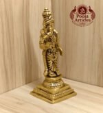 Brass Meenakshi Amman Statue 5 Inch - Image 3