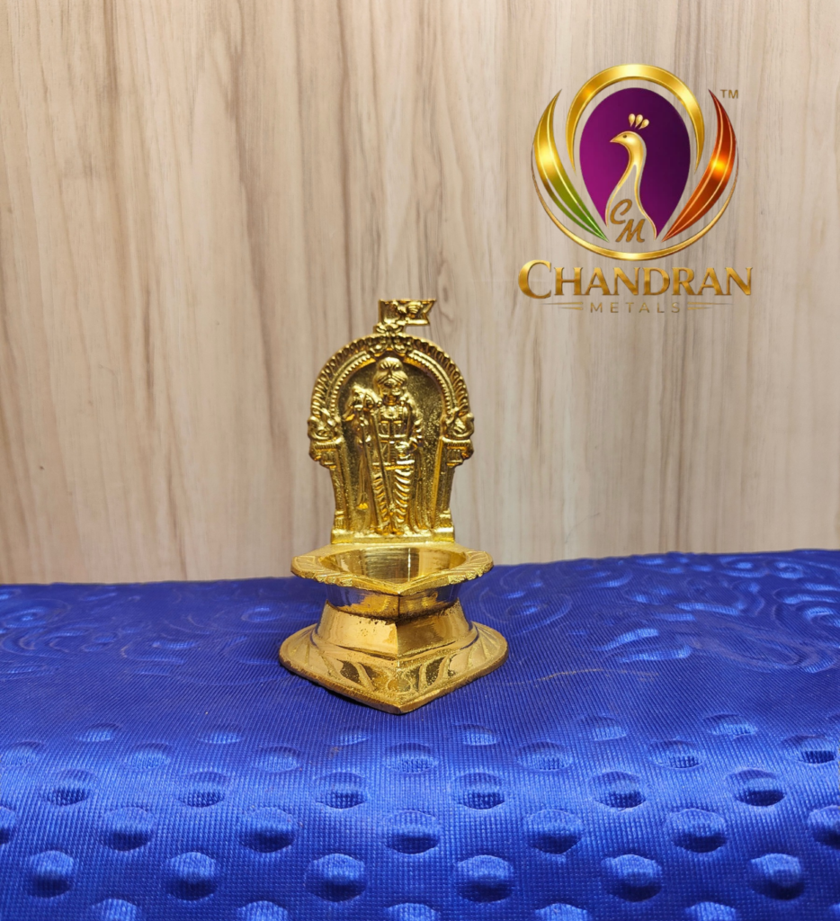 Palani Raja Alangaram Murugan Kamachi Vilakku 4.5 Inch