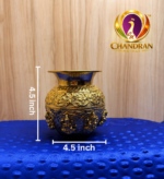 Premium Brass Ashtalakshmi Kalash 4.5 Inch