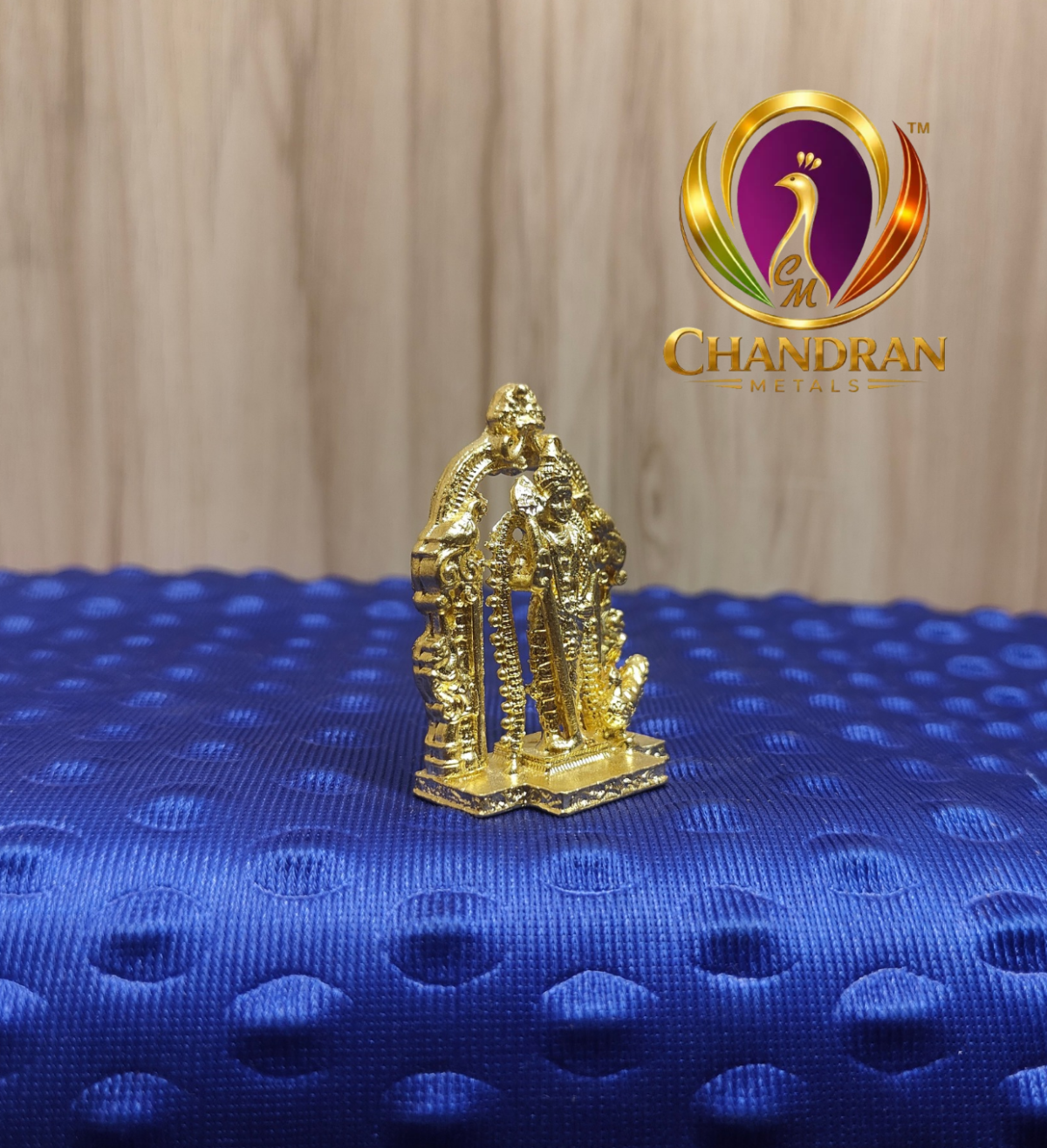 Premium Brass Malaysia Murugan Statue 2 Inch