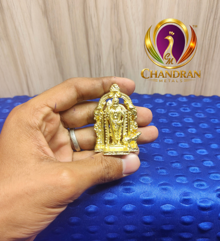 Premium Brass Malaysia Murugan Statue 2 Inch