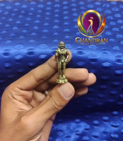 Premium Brass Palani Andi Murugan Statue 1.8 Inch
