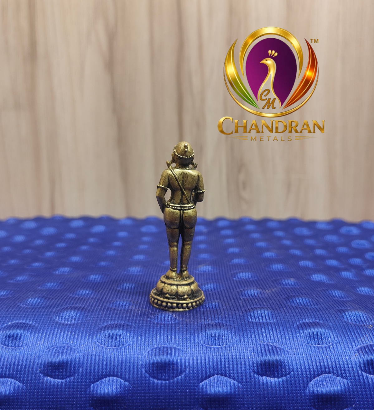 Premium Brass Palani Andi Murugan Statue 2.3 Inch