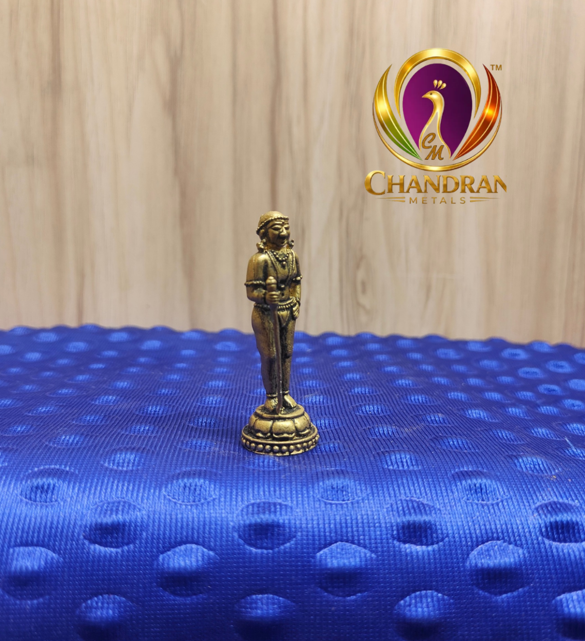 Premium Brass Palani Andi Murugan Statue 2.3 Inch