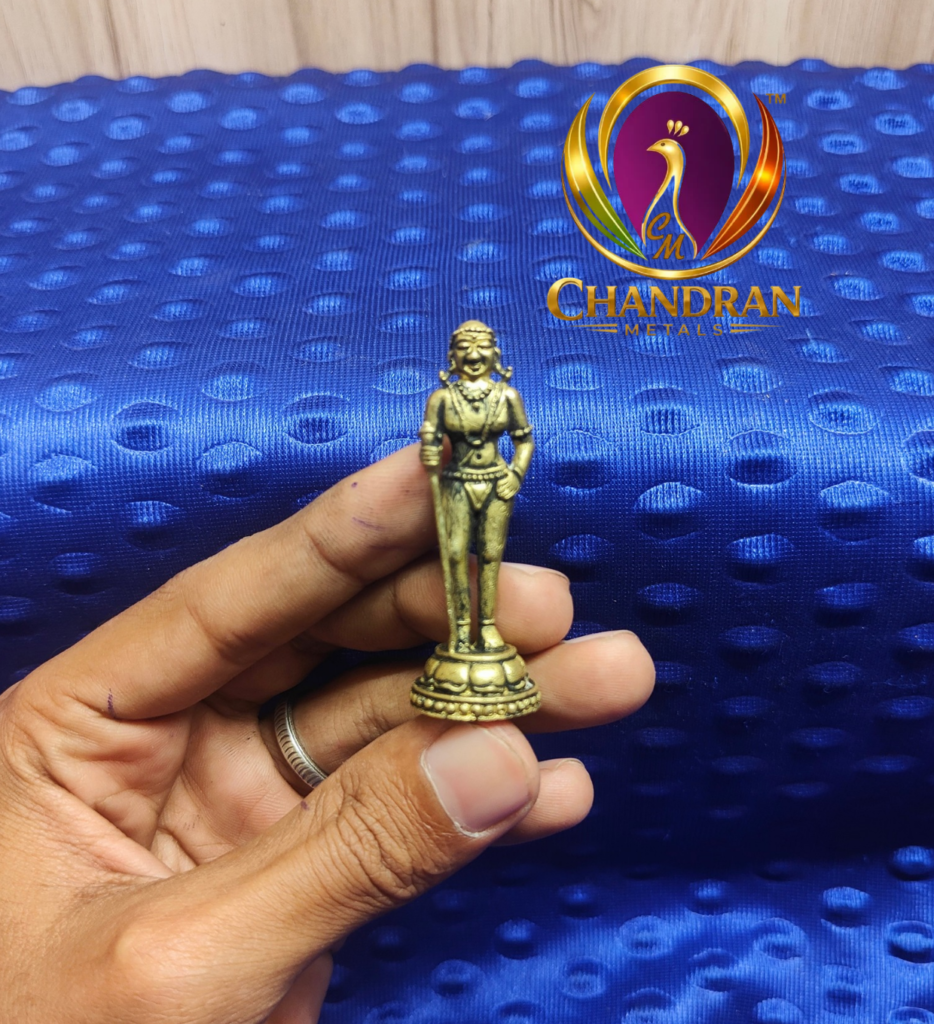Premium Brass Palani Andi Murugan Statue 2.3 Inch