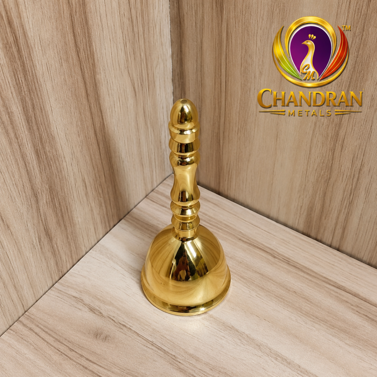 Premium Brass Pooja Bell 4.5 Inch
