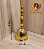 Premium Brass Pooja Bell 4.5 Inch