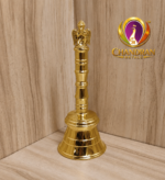 Premium Brass Pooja Bell With Garuda Handle 4.6 Inch