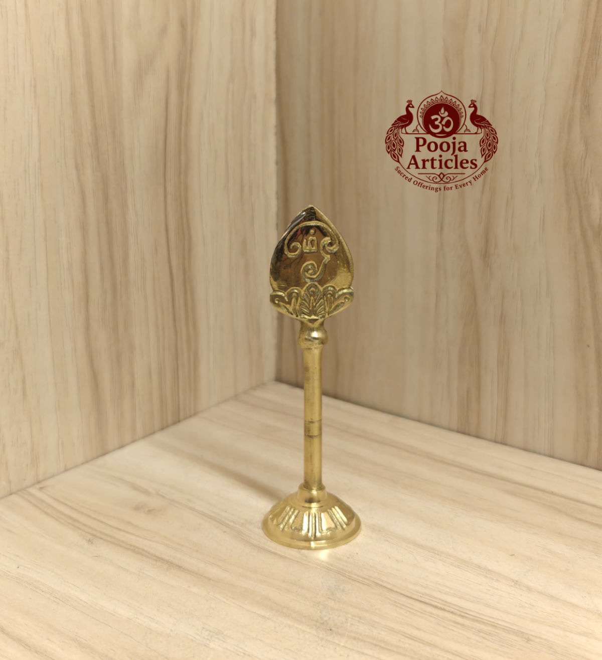 Brass Vel Stand 4 Inch
