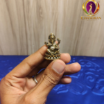 Miniature Brass Ganesh Idol 1.2 Inch