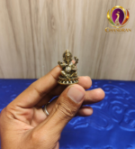 Miniature Brass Ganesh Idol 1.2 Inch
