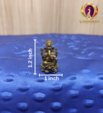 Miniature Brass Ganesh Idol 1.2 Inch