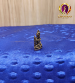 Miniature Brass Naga Phanyanak Nakee Statue 1.2 Inch front-left view with raised hood — Chandran Metals