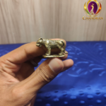Miniature Brass Tiger Statue 1 Inch