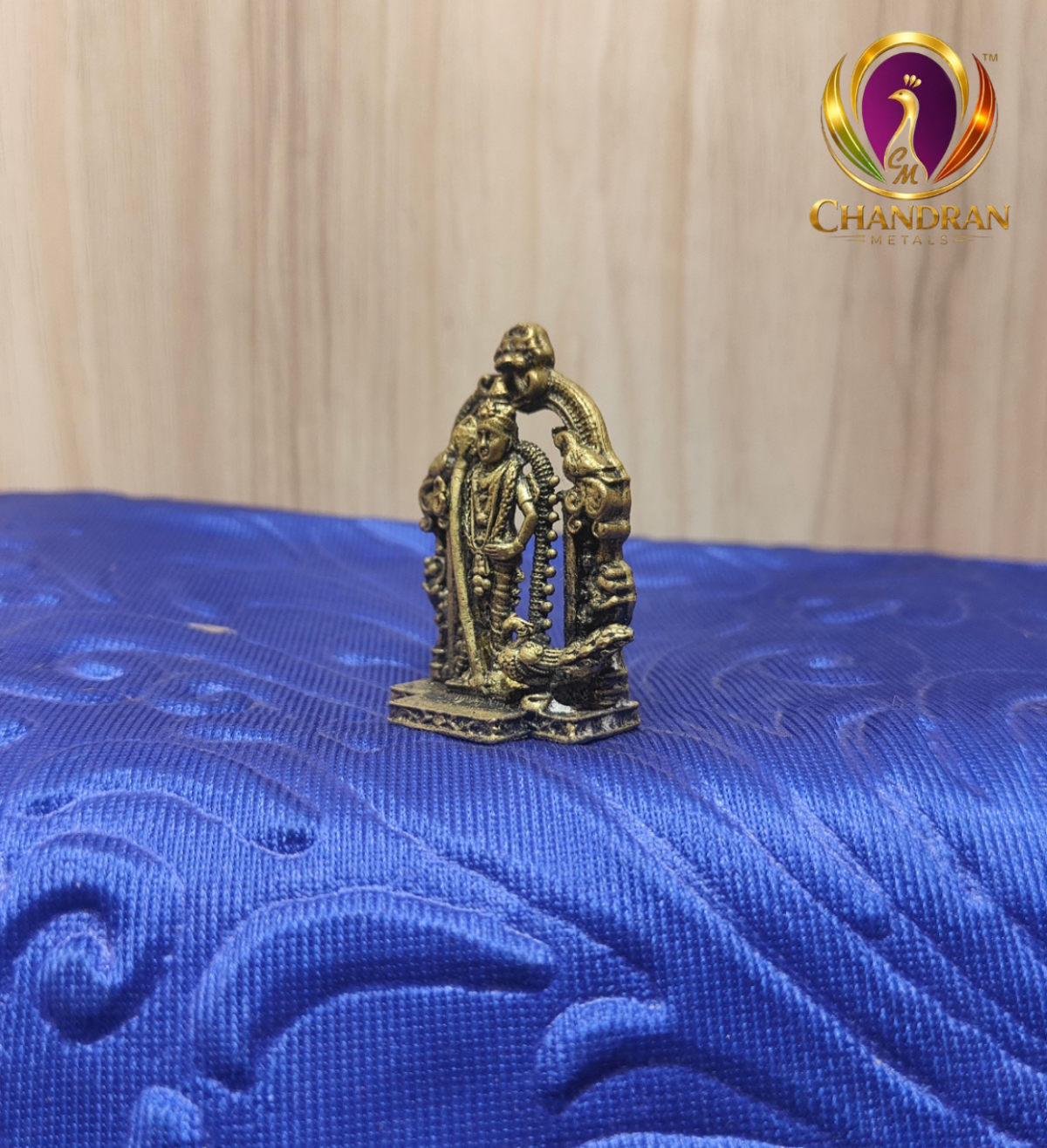 Premium Brass Malaysia Murugan Statue 2 Inch