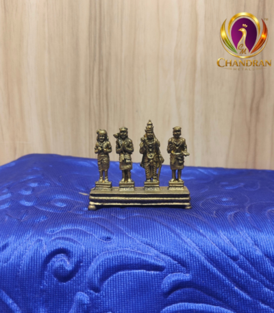 Premium Brass Nalvar Statue 2 Inch