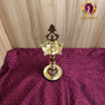 Brass Kashi Kollam Kuthu Vilaku 3.7 Inch