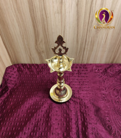 Brass Kashi Kollam Kuthu Vilaku 3.7 Inch