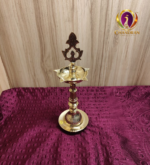 Brass Kashi Kollam Kuthu Vilaku 3.7 Inch last view