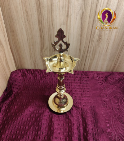 Brass Kashi Kollam Kuthu Vilaku 4 Inch