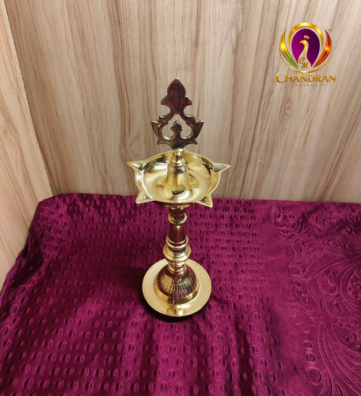 Brass Kashi Kollam Kuthu Vilaku 4 Inch Brass Kashi Kollam Kuthu Vilaku 4 Inch