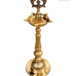 Brass Kashi Kollam Kuthu Vilaku 5.8 Inch