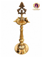 Brass Kashi Kollam Kuthu Vilaku 5.8 Inch