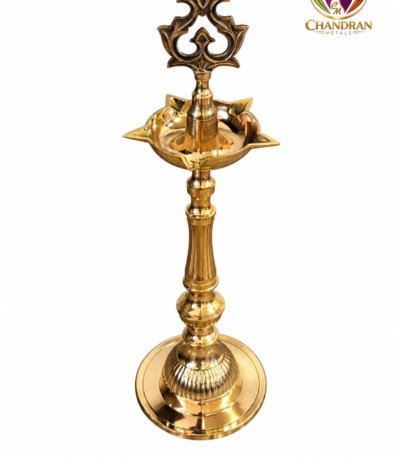 Brass Kashi Kollam Kuthu Vilaku 5.8 Inch