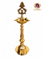 Brass Kashi Kollam Kuthu Vilaku 5.8 Inch last view