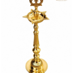 Brass Kashi Kollam Kuthu Vilaku 7.8 Inch