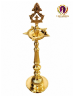 Brass Kashi Kollam Kuthu Vilaku 7.8 Inch