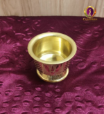 Brass Shanku Chakra Namam Prasadam Bowl alternate view – Chandran Metals