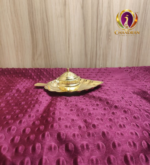 Brass Single Leaf Kumkum Box 6.2 Inch third view